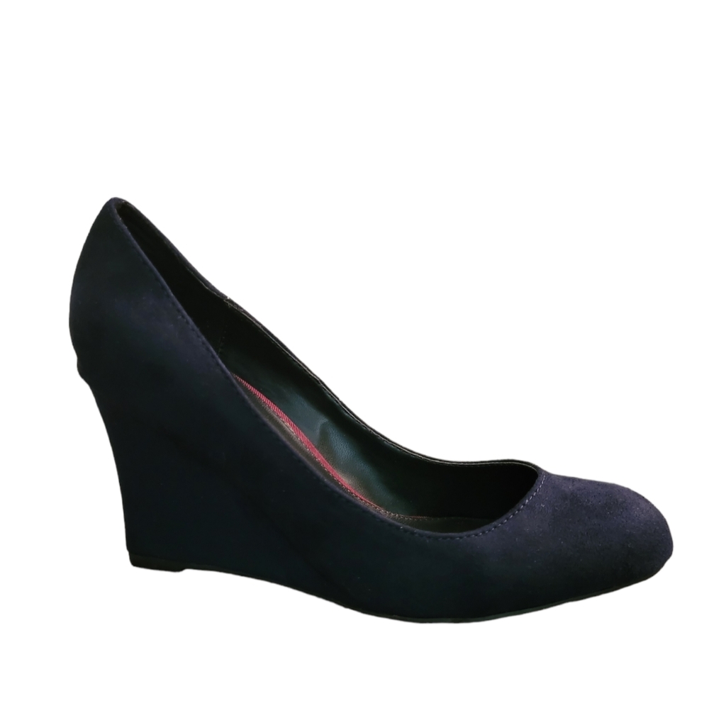 LOFT Dark Navy Wedges 6.5M